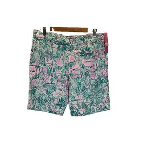 Lilly Pulitzer Size 32 Mens Multi Color 9 Inch Inseam Cotton Beaumont Shorts NWT
